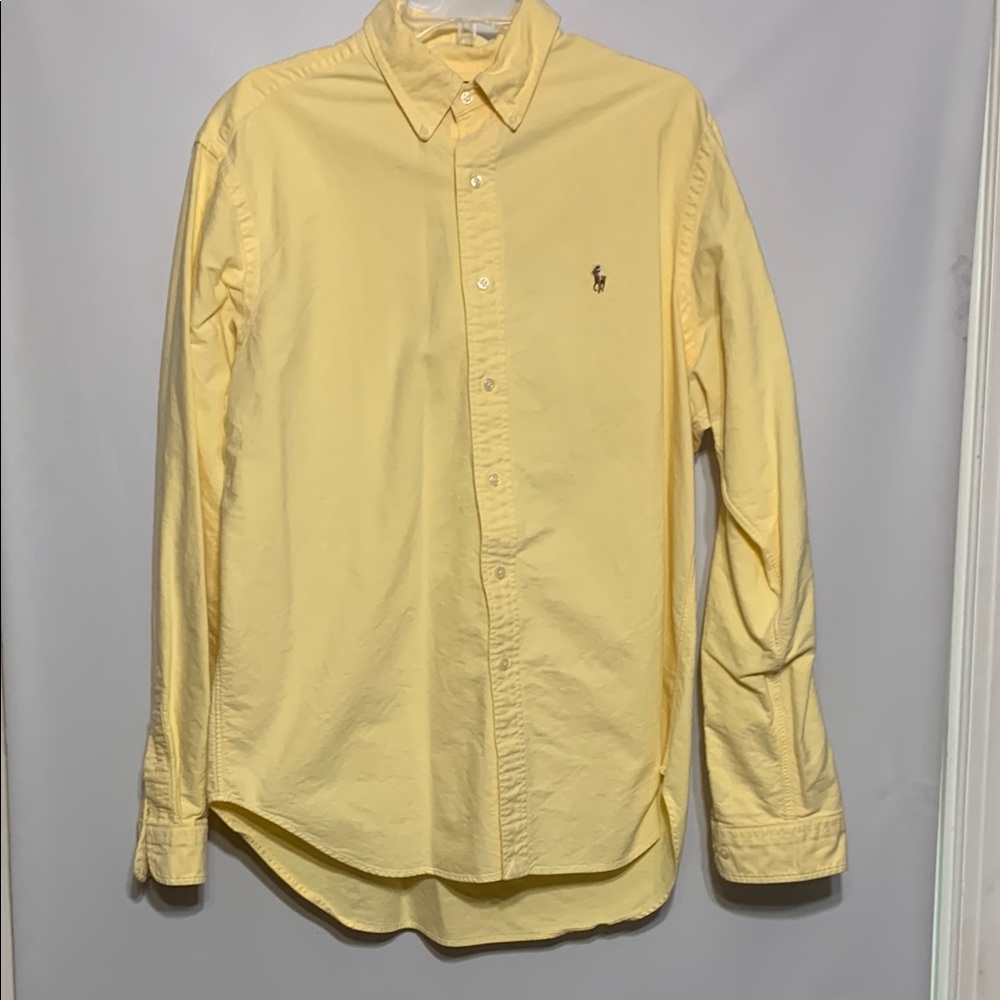 Polo by Ralph Lauren Yellow Casual Button Down Shirt
